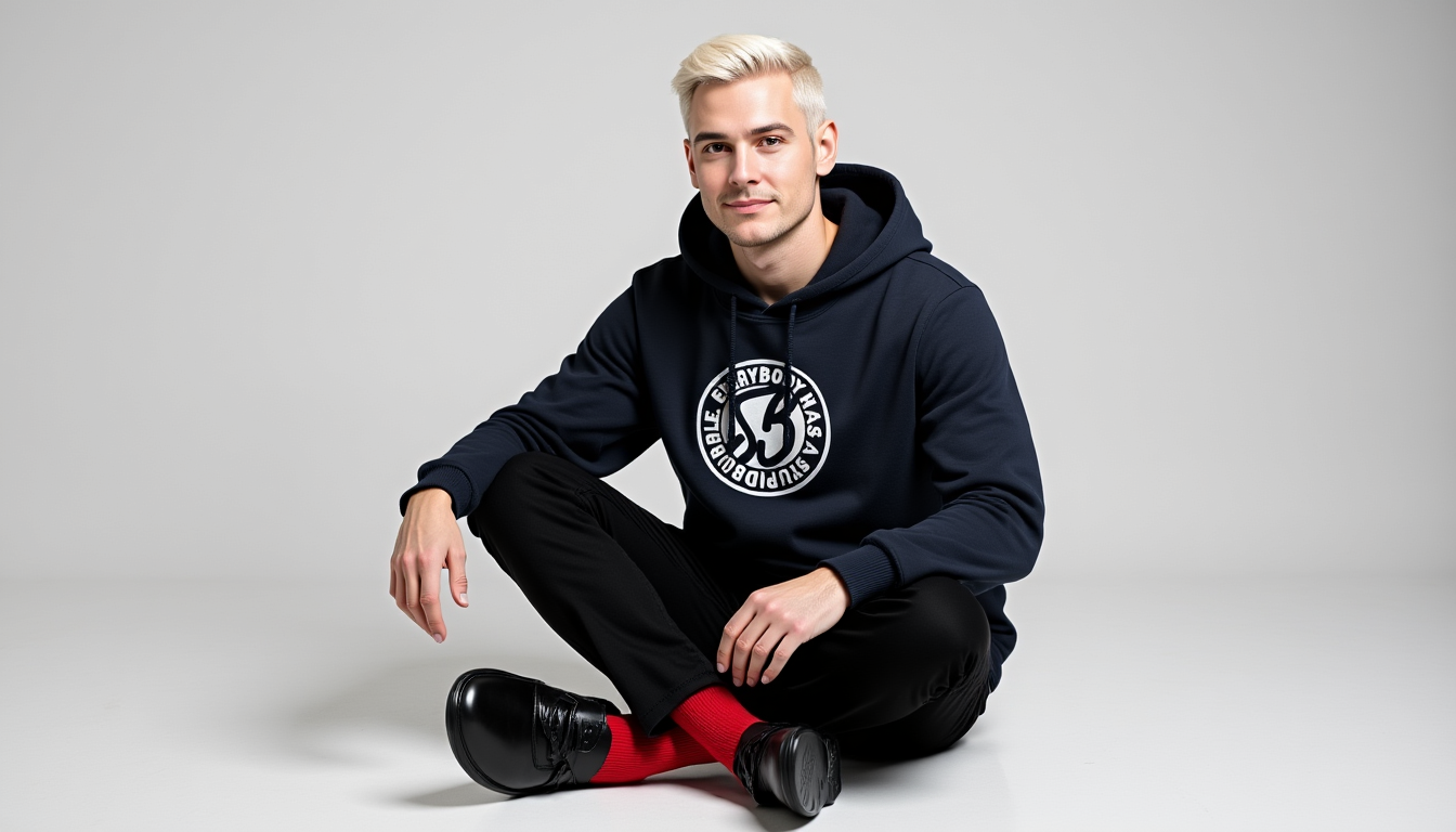 ❤️Everybody Has a StupidBubble® — “Midnight Metamorphosis” Hoodie