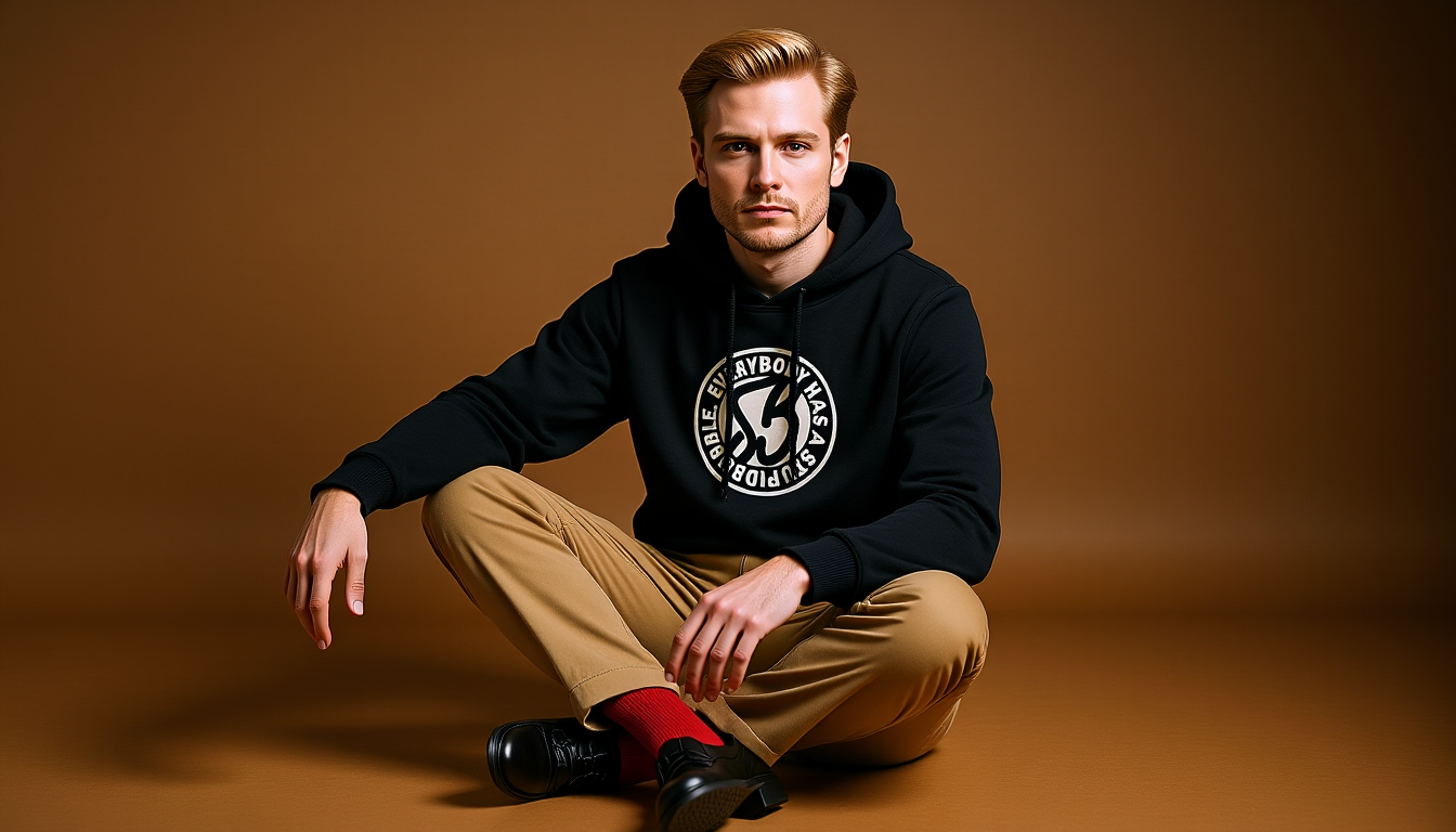 ❤️Everybody Has a StupidBubble® — “Midnight Metamorphosis” Hoodie