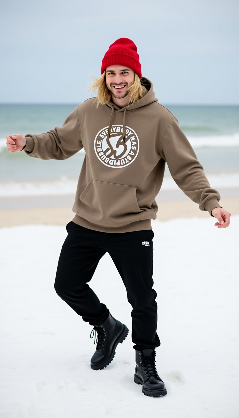 🤎Everybody Has a StupidBubble® — “Horizontal Mindset” Hoodie