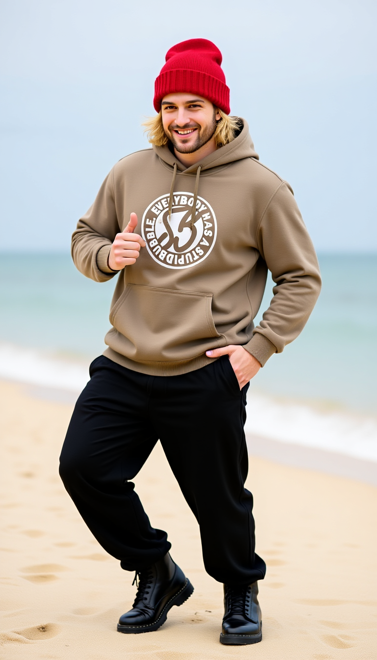 🤎Everybody Has a StupidBubble® — “Horizontal Mindset” Hoodie