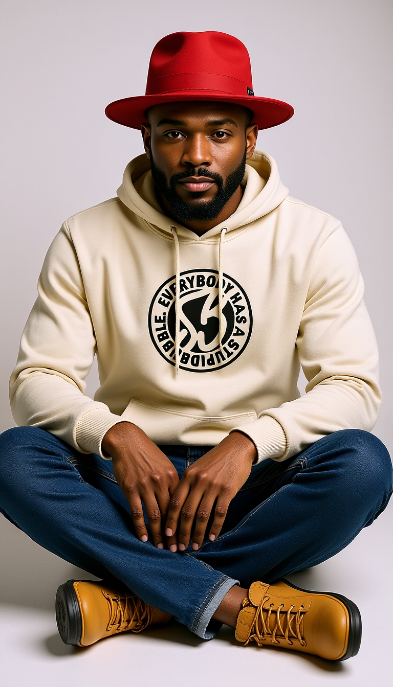 🧡Everybody Has a StupidBubble® — “Nomad State” Hoodie