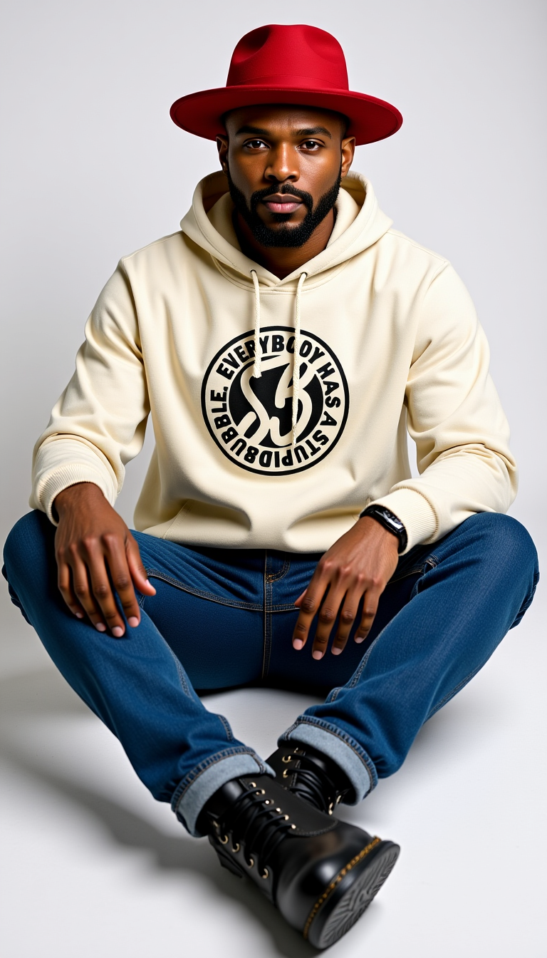 🧡Everybody Has a StupidBubble® — “Nomad State” Hoodie
