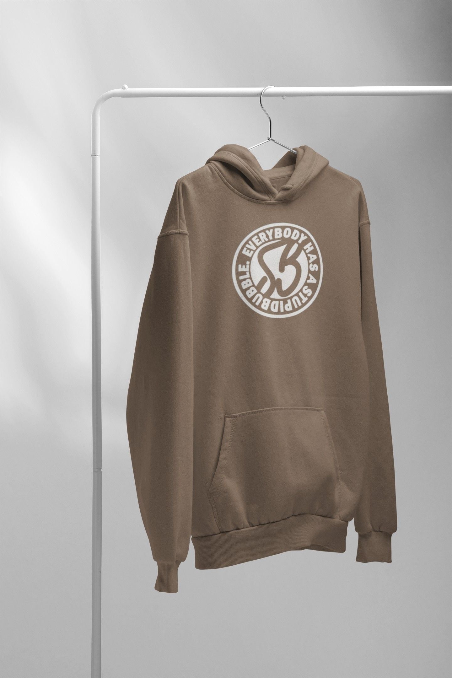 🤎Everybody Has a StupidBubble® — “Horizontal Mindset” Hoodie