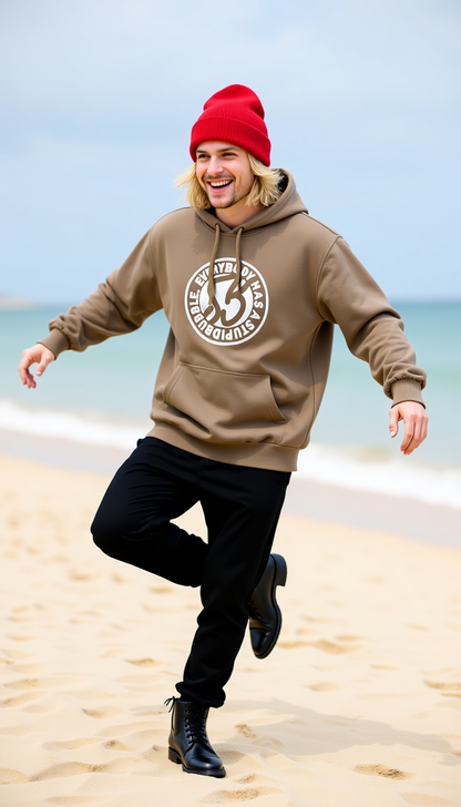 🤎Everybody Has a StupidBubble® — “Horizontal Mindset” Hoodie