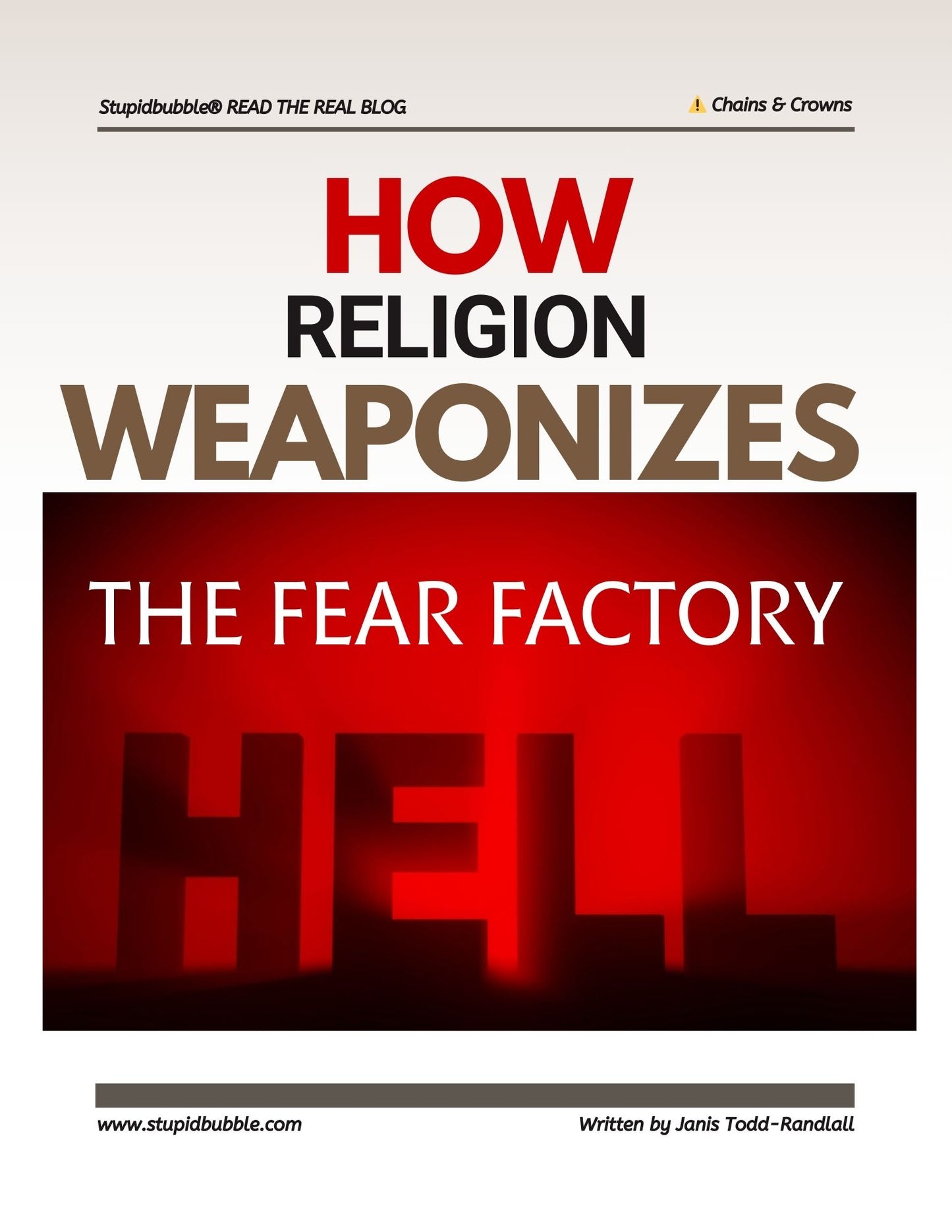 How Religion Weaponizes HELL