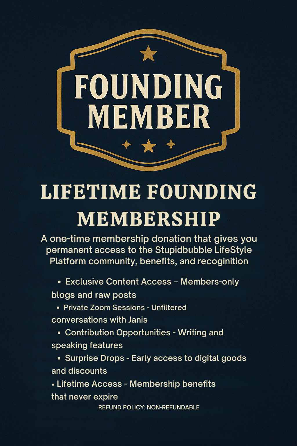 Lifetime Founding Membership