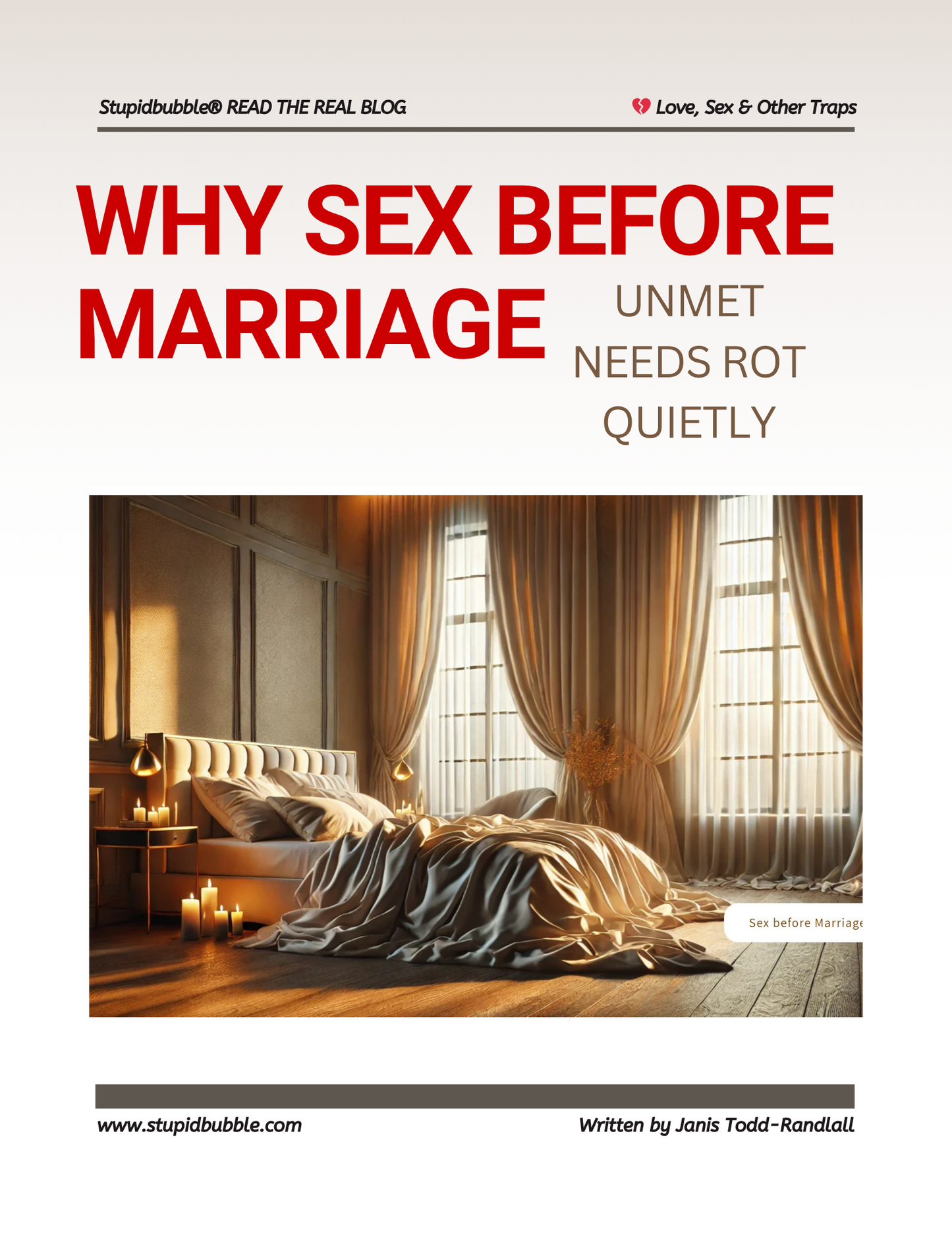 Why Sex Before Marriage